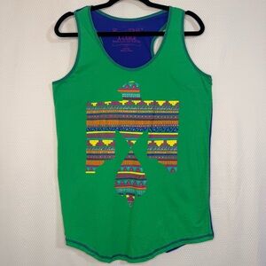 Cowgirl Tuff Green Tribal Tank Top
